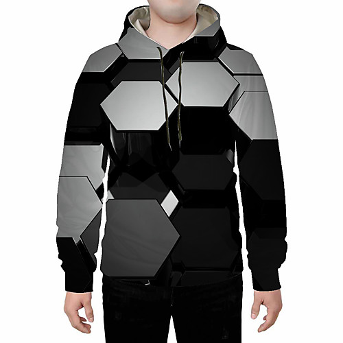 

Men's Basic Hoodie - 3D Rainbow US32 / UK32 / EU40