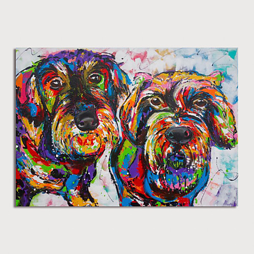 

Hand Painted Rolled Canvas Oil Painting Abstract Animal Home Decoration Painting Only