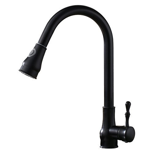 

Kitchen faucet - Single Handle One Hole Electroplated Standard Spout Centerset Contemporary Kitchen Taps