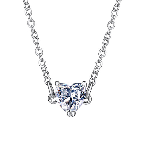 

Women's Pendant Necklace Necklace Friends European Romantic Casual / Sporty Sweet Chrome Gold Silver 35 cm Necklace Jewelry 1pc For Street Festival