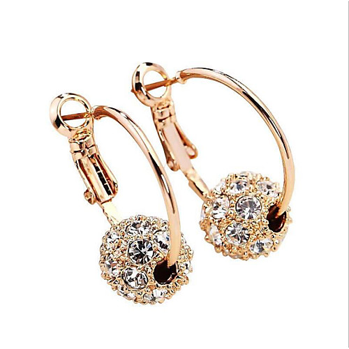 

Women's Hoop Earrings Creoles Earrings Hanging Earrings Fashion Star Stylish Trendy Romantic Imitation Diamond Earrings Jewelry Champagne / Gold / Silver For Wedding Gift Formal Street Birthday 1 Pair