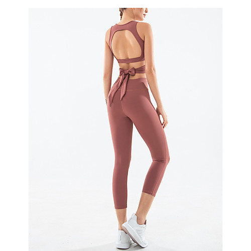 

Women's Sporty / Basic Legging - Solid Colored High Waist Purple Red Green M L XL