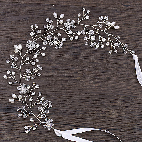 

Women's Hair Jewelry For Wedding Engagement Wedding Geometrical Crystal Alloy Silver Gold 1pc