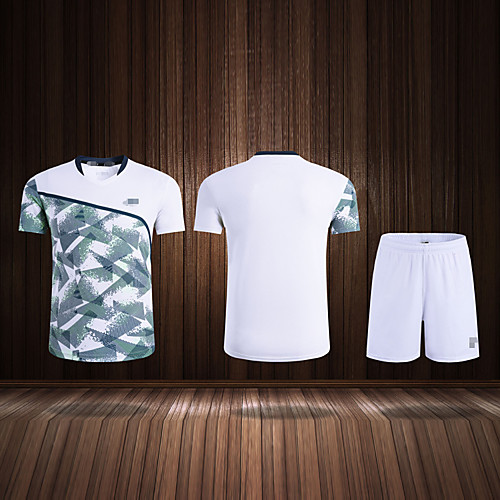 

Men's Clothing Suit Short Sleeve Tennis Golf Sports Outdoor Summer / High Elasticity / Quick Dry / Breathable