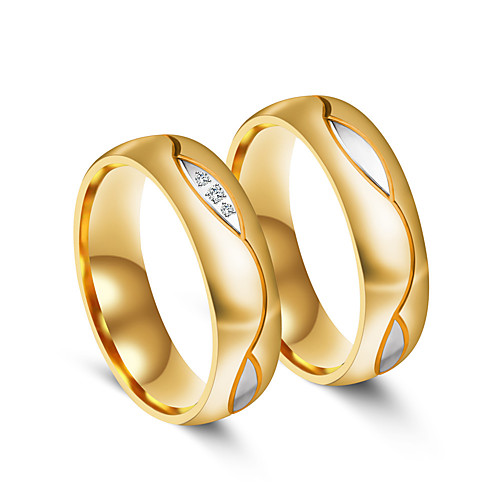 

Male Band Ring 1 pc Gold Yellow Stainless Steel Punk Daily Wear Jewelry Mixed Color