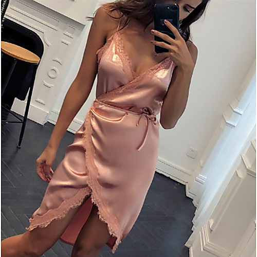 

Women's Round Neck Robes Pajamas Solid Colored