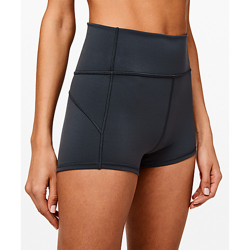 

Women's High Waist Yoga Shorts Solid Color Army Green Grey Dark Blue Elastane Running Gym Workout Shorts Sport Activewear Breathable Soft Butt Lift Tummy Control Stretchy Skinny