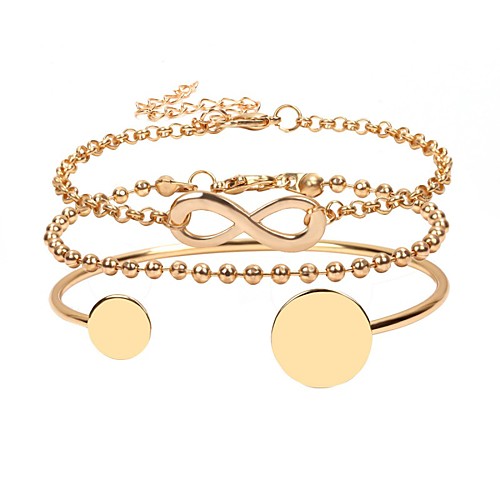 

Women's Bracelet Classic Wedding Birthday Vintage Theme European Trendy Casual / Sporty Ethnic French Alloy Bracelet Jewelry Gold For Date Festival