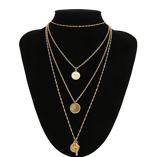 

Women's Necklace Friends European Romantic Casual / Sporty Sweet Chrome Gold 60 cm Necklace Jewelry 1pc For Street Festival