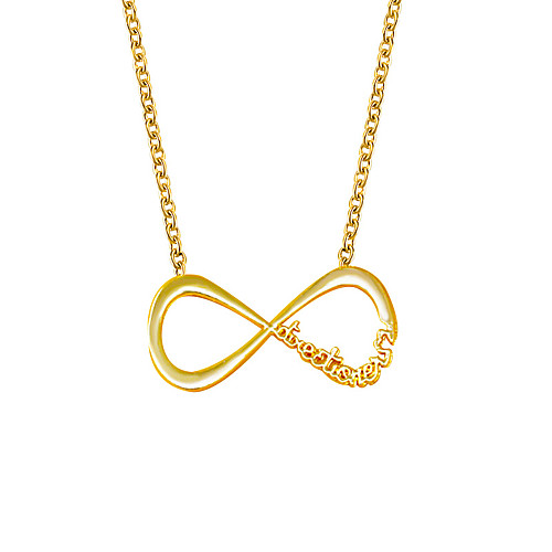 

Women's Necklace Friends European Romantic Casual / Sporty Sweet Chrome Gold Silver 61 cm Necklace Jewelry 1pc For Street Festival
