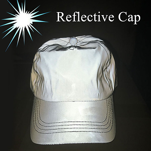 

3M Running Cap Reflective Cap Men's Women's Hat Solid Colored Fashion Reflective Adjustable Breathable for Running Fitness Jogging Autumn / Fall Spring Summer Grey / Winter