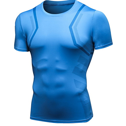 

Men's Daily T-shirt - Color Block Blue