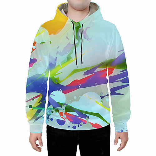 

Men's Basic Hoodie - 3D Rainbow US32 / UK32 / EU40