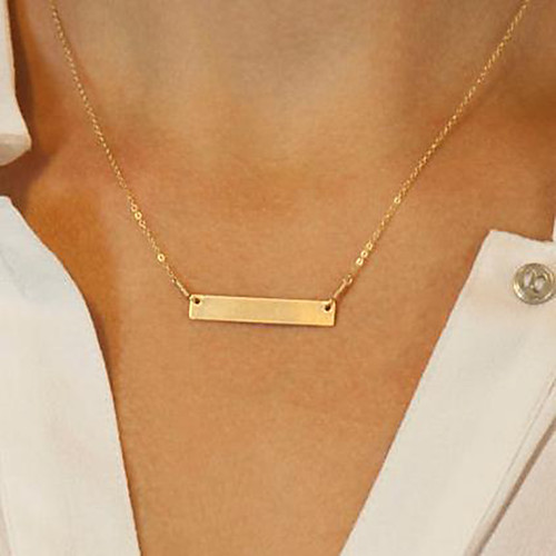 

Women's Necklace Friends European Romantic Casual / Sporty Sweet Chrome Gold 40 cm Necklace Jewelry 1pc For Street Festival