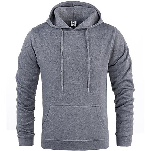 

Women's Casual Hoodie - Solid Colored Wine M