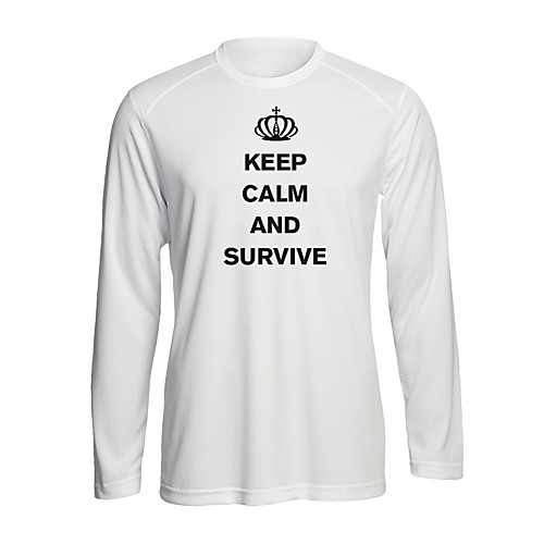 

Inspired by Funny Slogan Survivor Cosplay Costume T-shirt Polyster Print Printing T-shirt For Men's