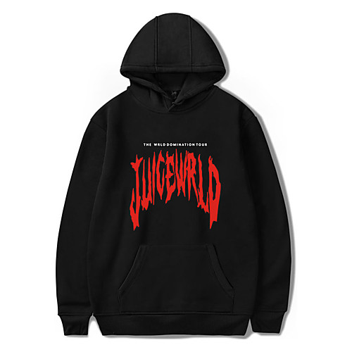 

Inspired by Cosplay Juice Wrld Cosplay Costume Hoodie Pure Cotton Print Printing Hoodie For Men's / Women's