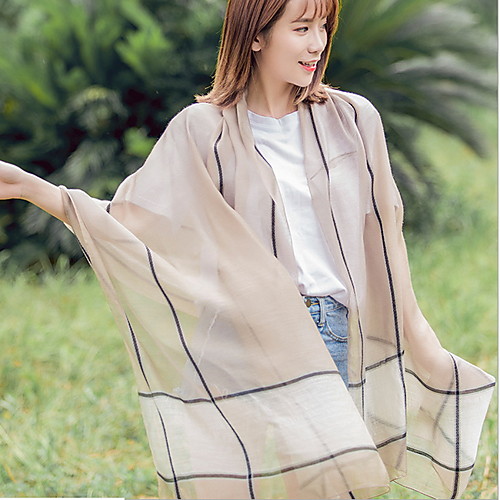 

Women's Basic Rectangle Scarf - Color Block / Solid Colored