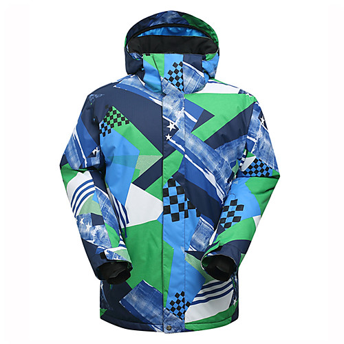 

Men's Ski Jacket Skiing Ski / Snowboard Waterproof Windproof Warm Eco-friendly Polyester Silk Cloth Down Jacket Ski Wear / Winter / Camo / Camouflage