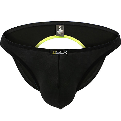 

Men's Cut Out Briefs Underwear - Normal Low Waist Black White Blue M L XL