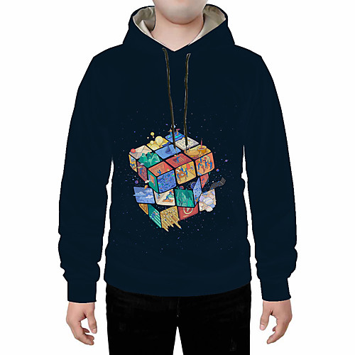 

Men's Basic Hoodie - 3D Rainbow US32 / UK32 / EU40
