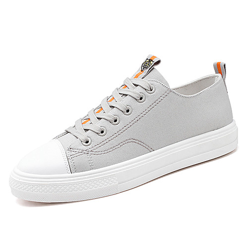 

Men's / Unisex Canvas Fall / Spring & Summer Casual / Preppy Sneakers Walking Shoes Breathable Black / Red / Black / Yellow / Gray