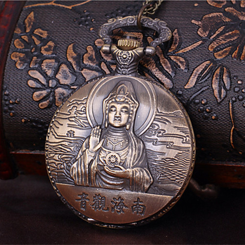 

Unisex Pocket Watch Quartz Titanium Alloy Bronze Creative Casual Watch Analog - Digital Casual - Bronze