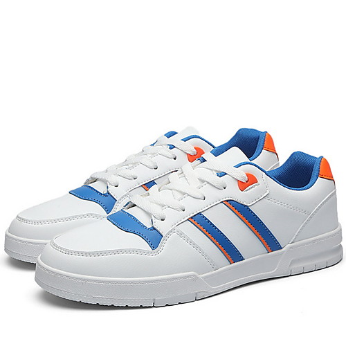 

Men's PU Spring Sneakers Color Block Blue / White / Gray