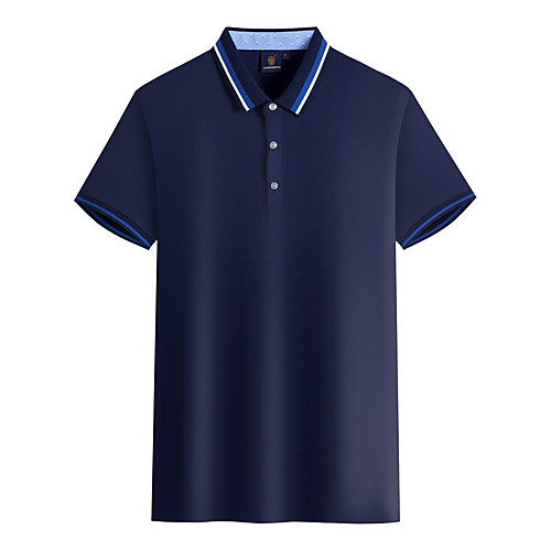 

Men's Daily Work Business / Basic Polo - Solid Colored Yellow