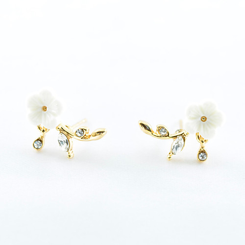 

Women's Earrings Holiday Wedding Birthday Romantic Earrings Jewelry Gold / Silver For Holiday Date Street Birthday Party Festival 2-Piece