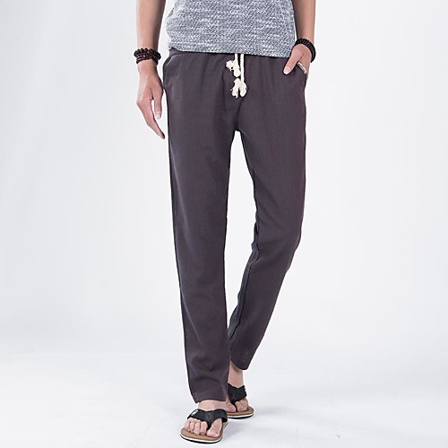

Men's Sporty / Basic Chinos Pants - Solid Colored Black Army Green Royal Blue US36 / UK36 / EU44 US38 / UK38 / EU46 US42 / UK42 / EU50