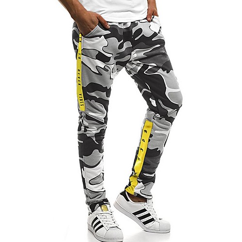 

Men's Sporty Chinos Pants - Print Black Army Green Red US32 / UK32 / EU40 US34 / UK34 / EU42 US36 / UK36 / EU44
