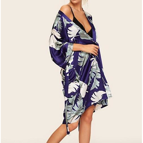 

Women's Chemises & Gowns Nightwear Blue S M L