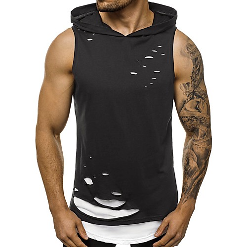

Men's Daily Sports Basic / Street chic Tank Top - Solid Colored Army Green