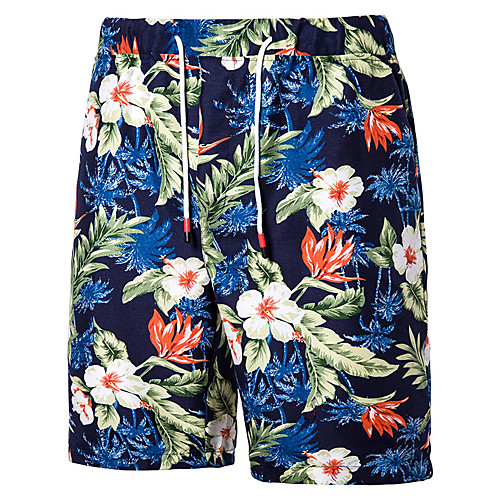 

Men's Sporty Shorts Pants - Pattern / Flower / Floral / Flower Navy Blue US32 / UK32 / EU40 US34 / UK34 / EU42 US36 / UK36 / EU44
