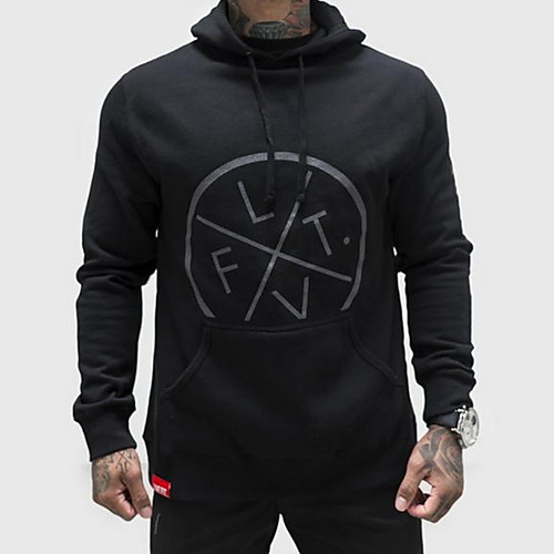 

Men's Casual Hoodie - Letter Black US32 / UK32 / EU40