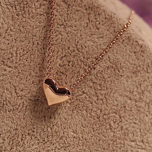 

Women's Necklace Friends European Romantic Casual / Sporty Sweet Chrome Gold Silver Red 33 cm Necklace Jewelry 1pc For Street Festival