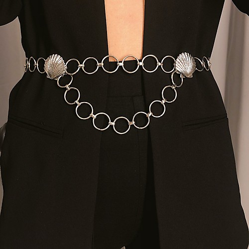 

Waist Chain Elegant Trendy Ethnic Women's Body Jewelry For Wedding Party Date Alloy Wedding Friends Gold Silver 1 Piece