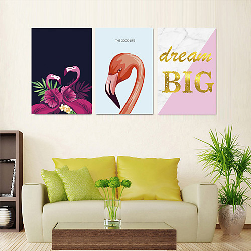 

3 Pieces Printing Decorative Painting Oil Painting Home Decorative Wall Art Picture Paint on Canvas Prints Floral 40x60cmx3