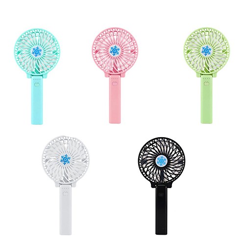 

Portable Electric Fan Hand-held Usb Electric Fan Rechargeable Usb Electric Fan 1200 mAh Mobile Battery Built-in Folding Stand