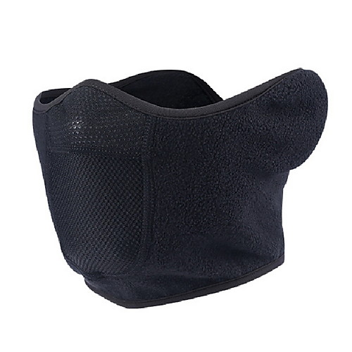 

Face Mask Warm Windproof Fleece Hood Neck Warmer for Winter Skiing Motorcycling Color:black