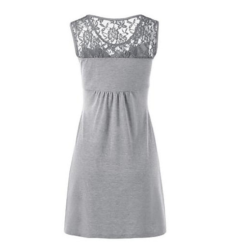 

Women's Wine Purple Dress Shift Solid Color S M