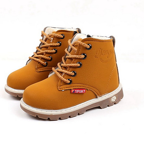 

Girls' Snow Boots Suede Boots Big Kids(7years ) Wine / Yellow / Black Winter / Booties / Ankle Boots
