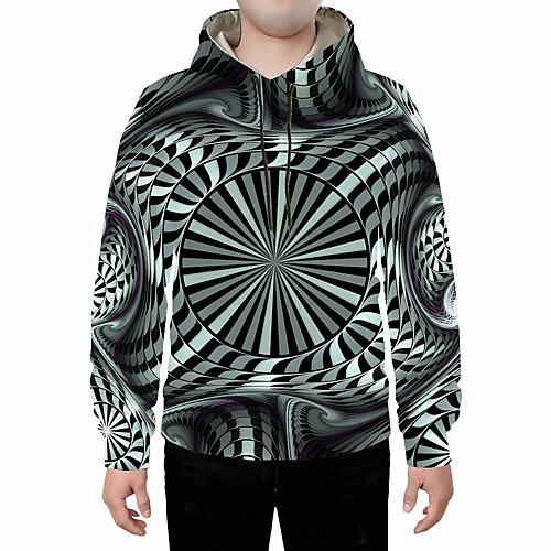 

Men's Basic Hoodie - 3D Rainbow US32 / UK32 / EU40