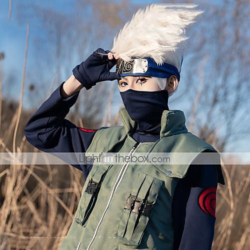 

Inspired by Naruto Hatake Kakashi Anime Cosplay Costumes Japanese Outfits Vest Pants Gloves For Men's Women's / Bag / Mask / Hoodie