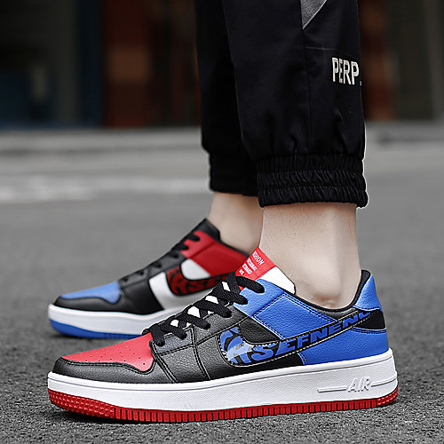 

Unisex Light Soles Rubber Spring & Summer / Fall & Winter Classic Sneakers Track & Field Shoes / Walking Shoes Waterproof Navy Blue