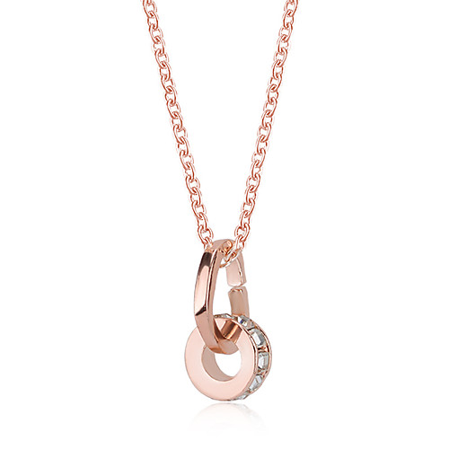 

Women's Pendant Necklace Necklace Friends European Romantic Casual / Sporty Sweet Chrome Gold Silver 45 cm Necklace Jewelry 1pc For Street Festival