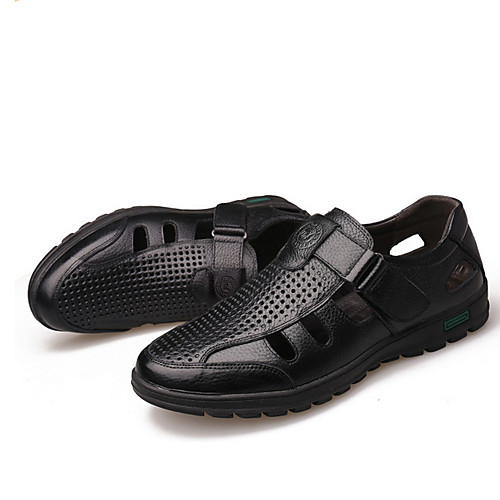 

Men's PU Summer Sandals Non-slipping Brown / Black