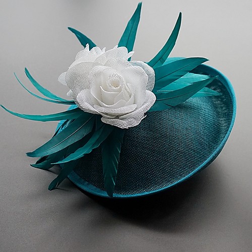 

Artificial feather Fascinators with Feather 1 Piece Tea Party / Horse Race Headpiece