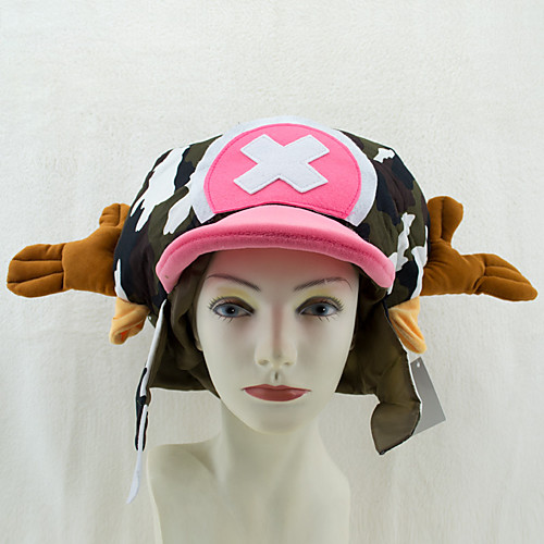 

Hat / Cap Inspired by One Piece Tony Tony Chopper Anime Cosplay Accessories Plush Fabric All Halloween Costumes